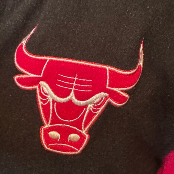 NBA Chicago Bulls Reversible Pink JH designs Jacket 2xl - Picture 2 of 11